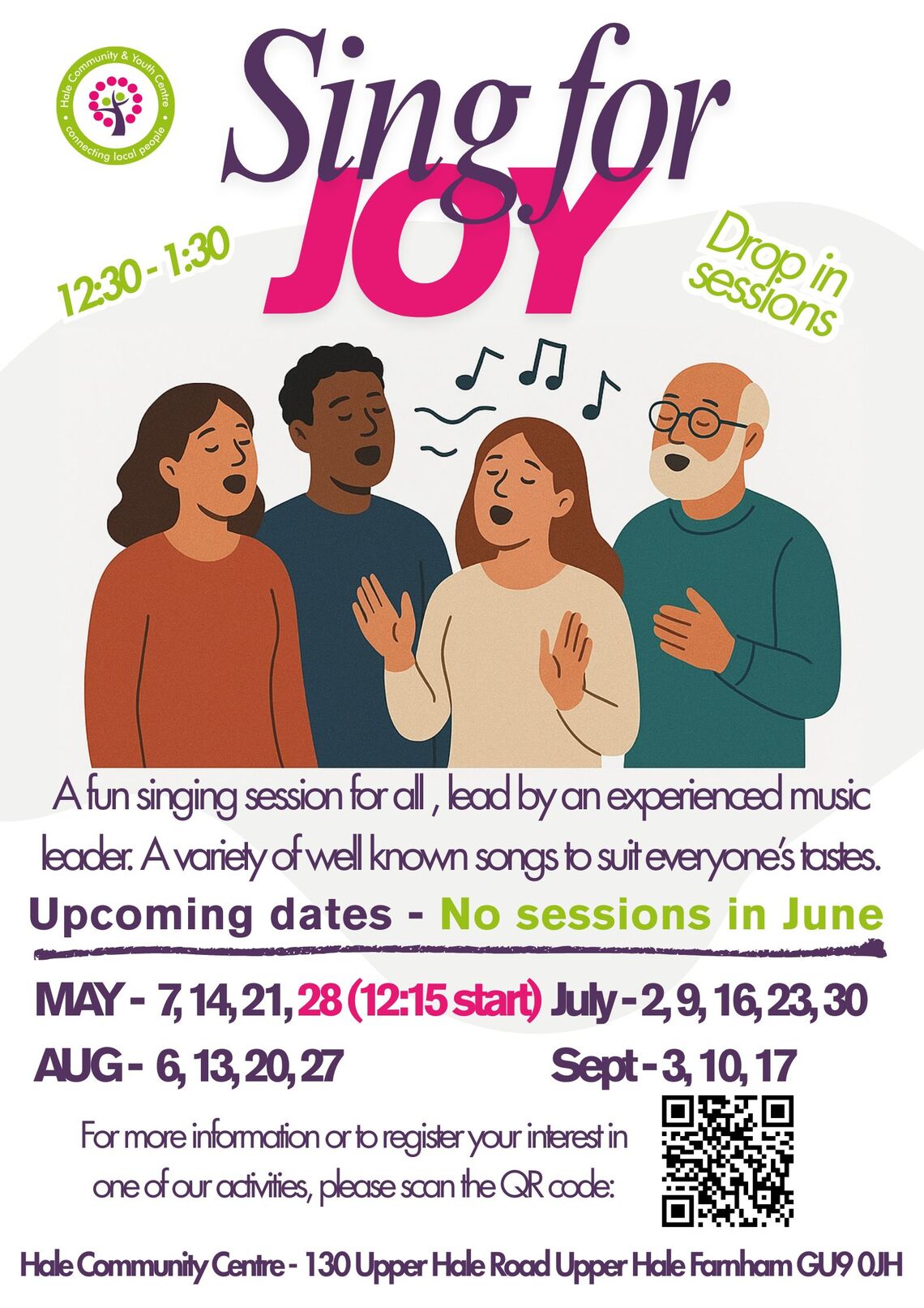 Apr - Sing for Joy