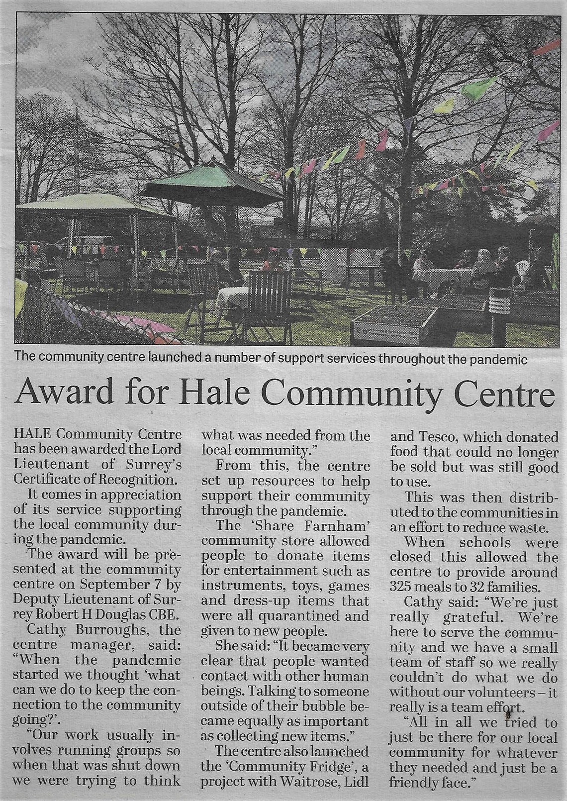 Award for HCC - Aug 21