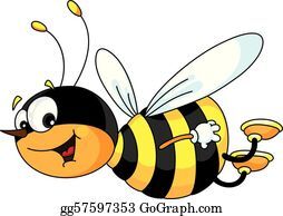 Cheerful bee