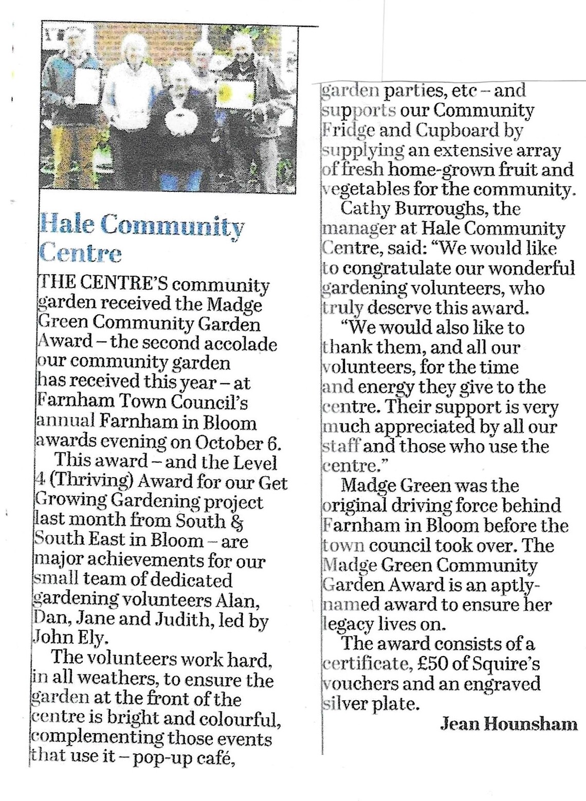 Farnham Herald - Gardeners