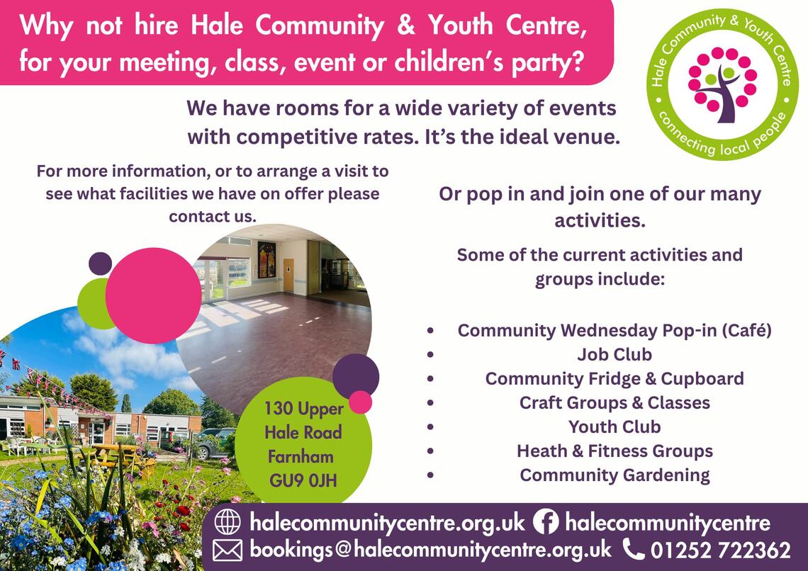 May - Room Hire