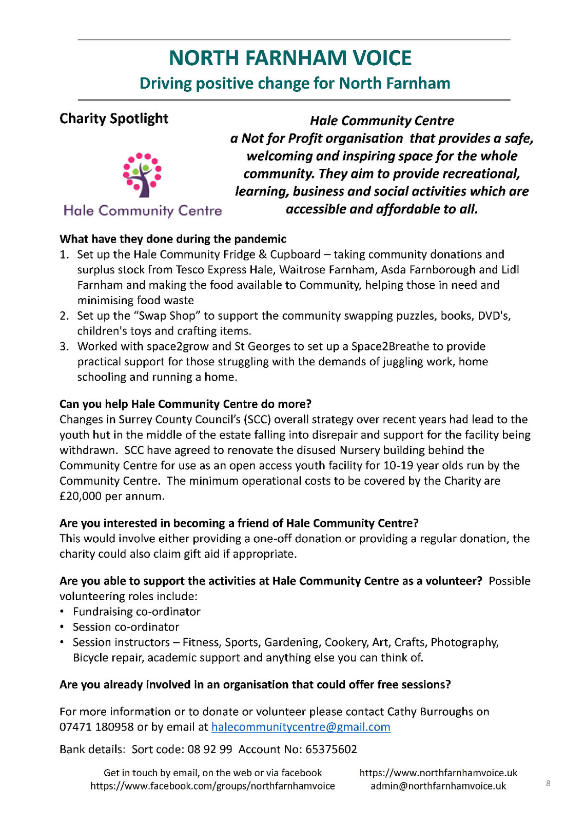 North Farnham Charity Spotlight