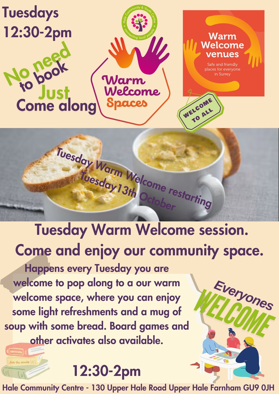 Oct - Warm Welcome Tue