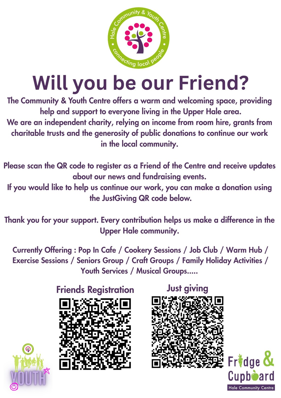 Oct - Will you be our friend?