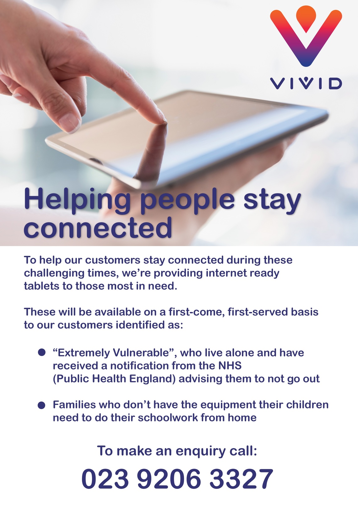 Vivid staying connected