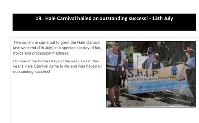 Hale Carnival success - 13th July