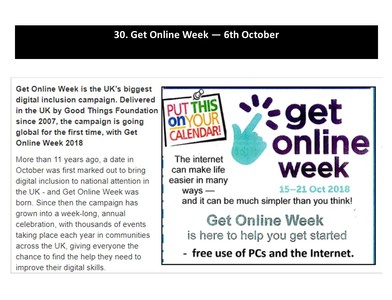 Get Online Week - 6th October