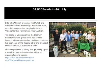 BBC Breakfast - 26th July