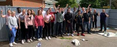 BMW Volunteers at the Youth Centre